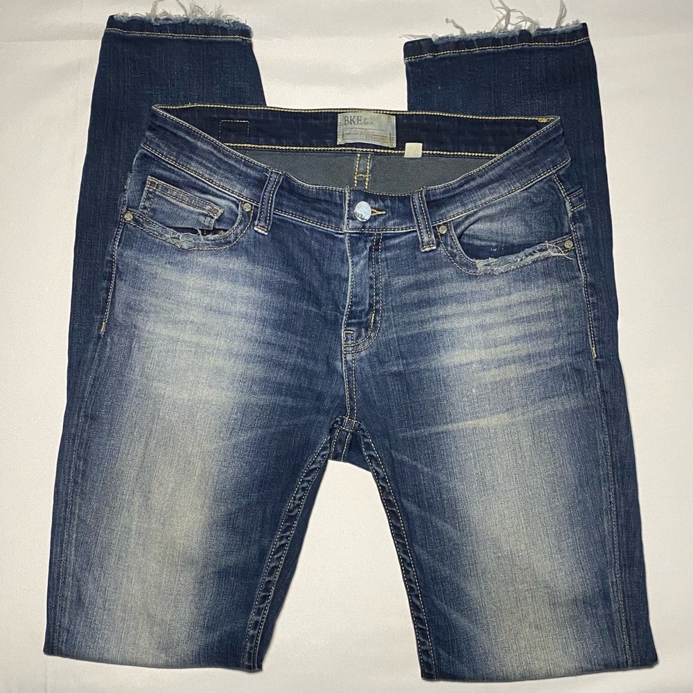 BKE Payton Straight Distressed Jeans 27x33.5